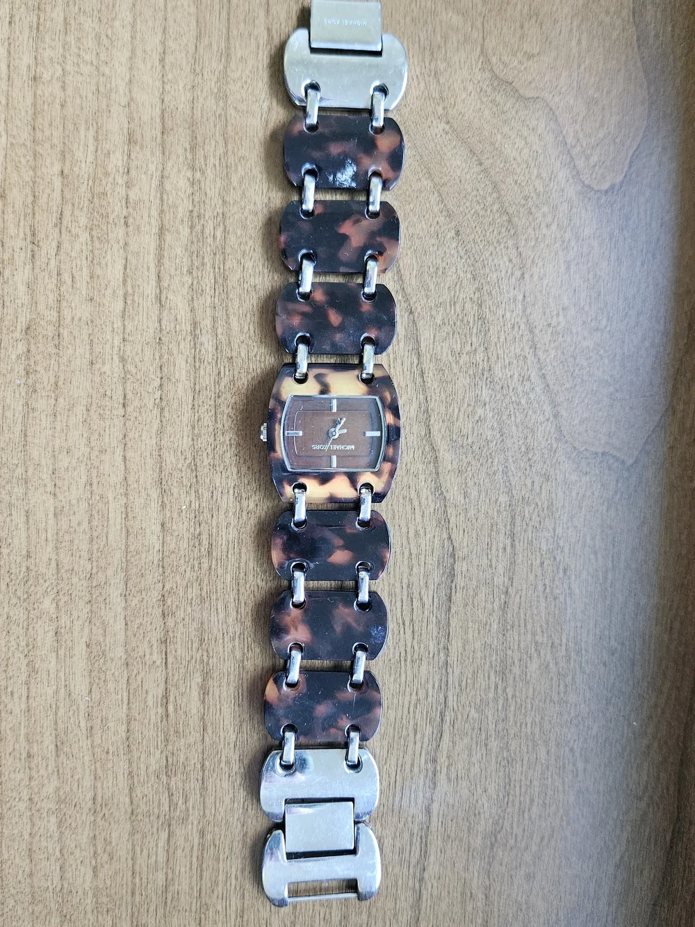Michael Kors Tortoiseshell Bracelet Watch - Brown & Amber